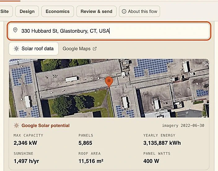 NOI Tech Quote: Roof data from the address